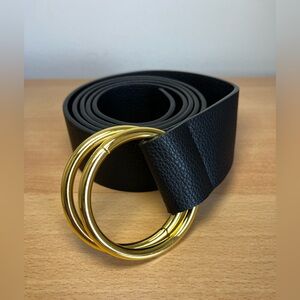 B-Low the Belt Black and Gold Women's Belt